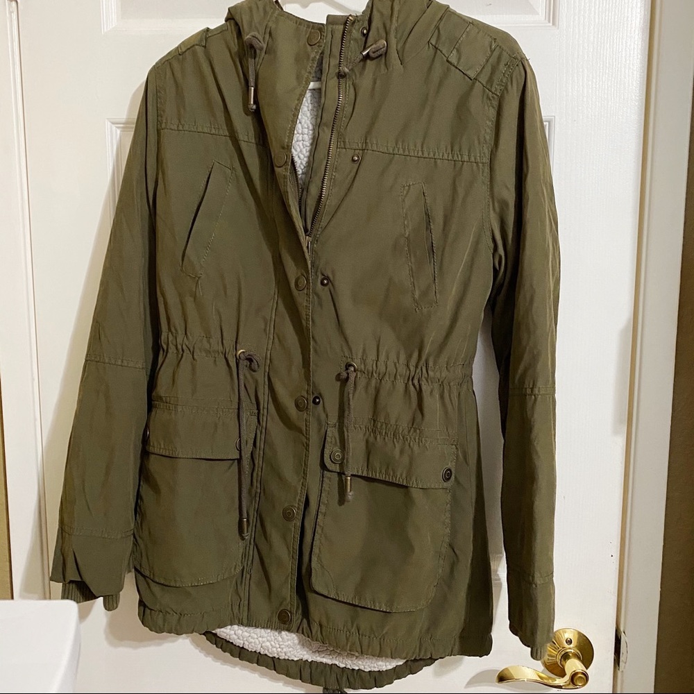 Prince & Fox Navy Green Parka